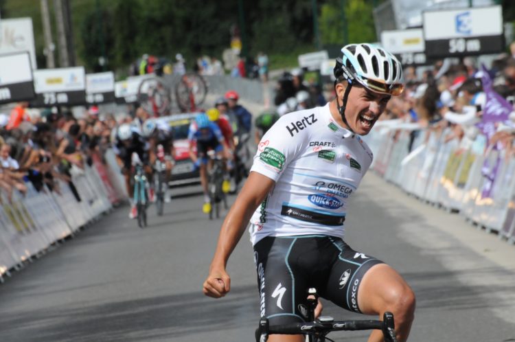 Julian Alaphilippe remporte l'étape du tour de l'Ain en 2014