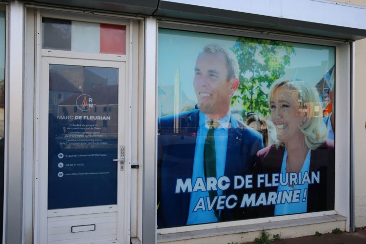 Le RN s'offre un nouveau local de campagne sur les boulevards. (© Aletheia Press / M.Railane)