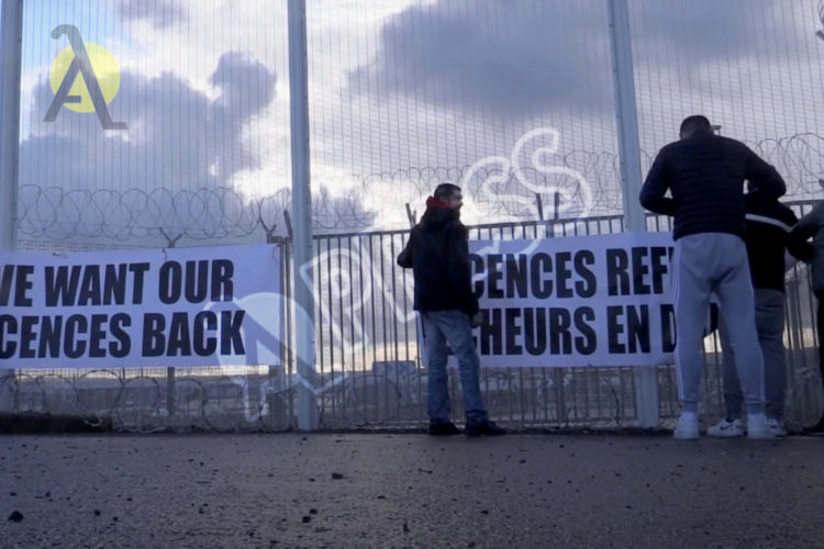 Manifestation pêcheurs Calais Aletheia Press